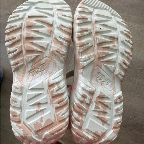 Teva Pink and White Sporty Sandals - Picture 2 of 3